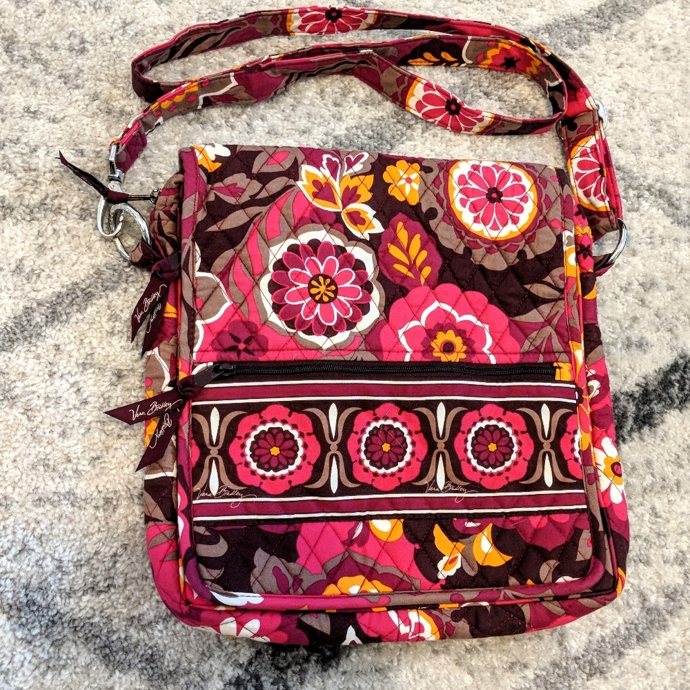 Vera Bradley large mailbag crossbody